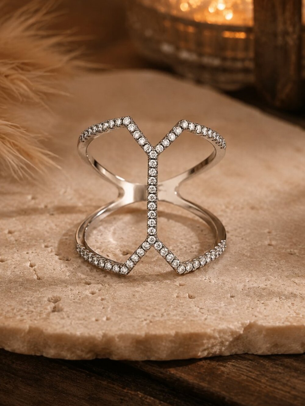 Geometric Ring - Picture 2 of 11